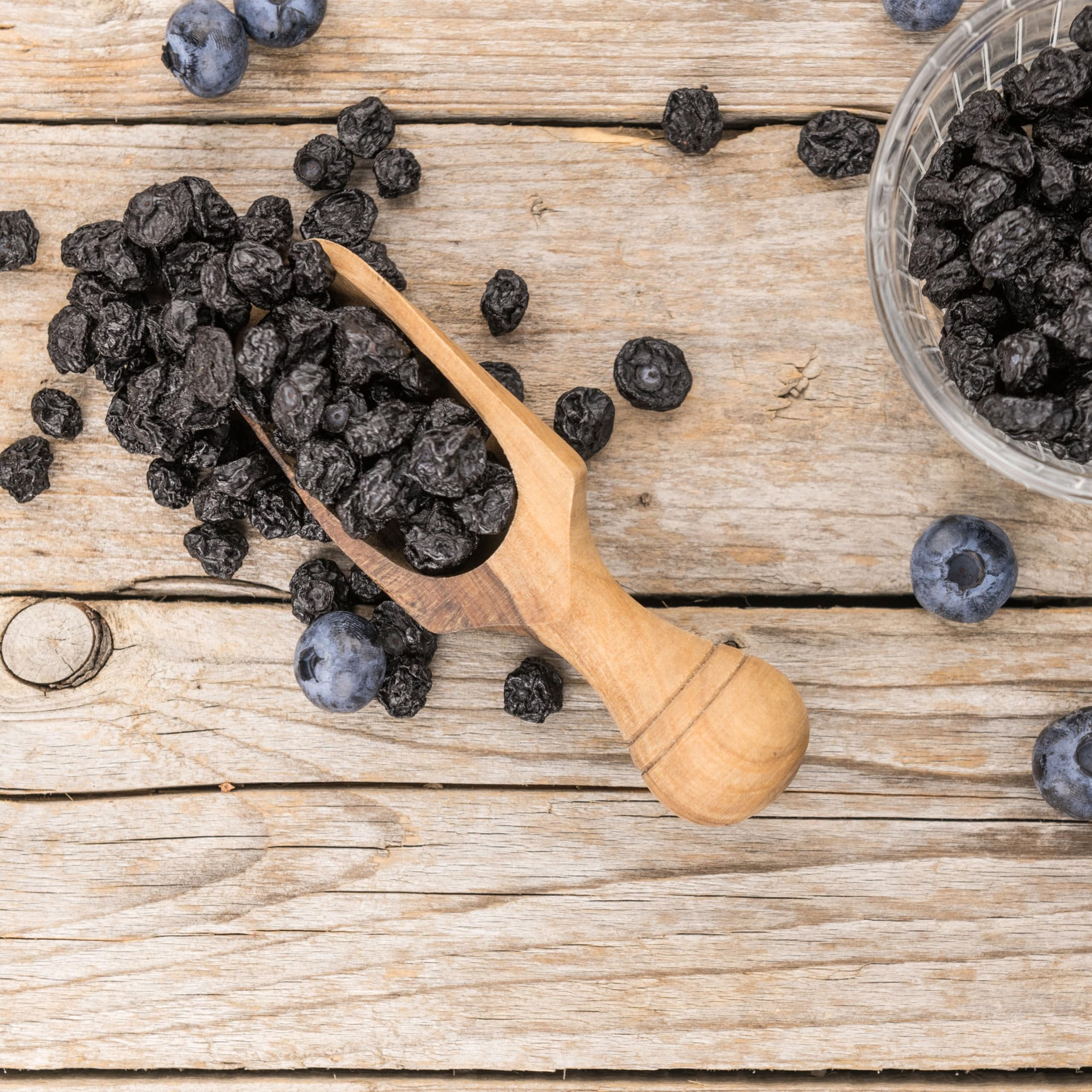 Dried Blueberries, 2 Pound Bag, The Hampton Popcorn & Candy Company