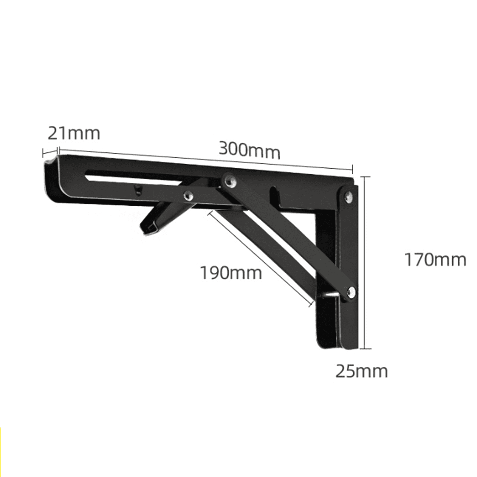 Garden Racks Folding Bracket 2pc Professional Shelving Triangle Support
