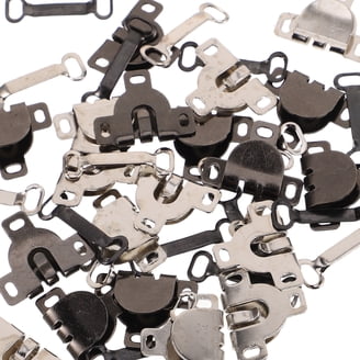 dress pants metal clasp 10pcs Non-Sew on Clasp Trouser Hooks and Bars Skirts Pants Fastener Replacement