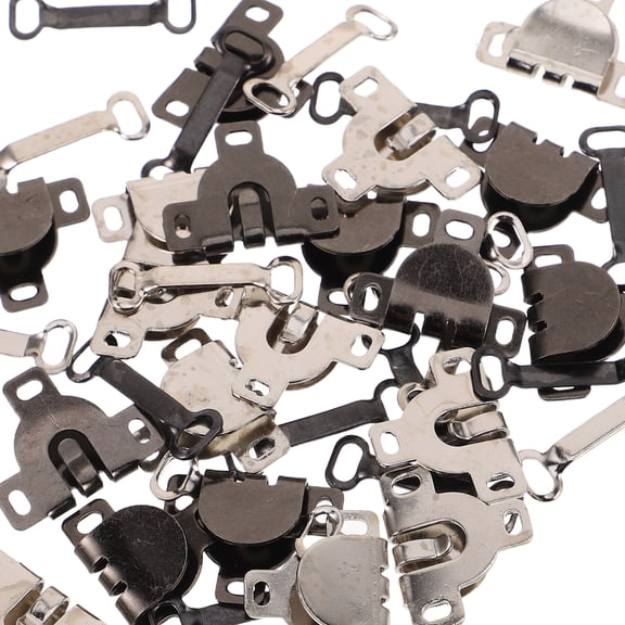 WRITWAA Metal Sewing Hooks and Eyes Closures Invisible Fasteners for Pants Skirts 20 Sets and Easy to Use