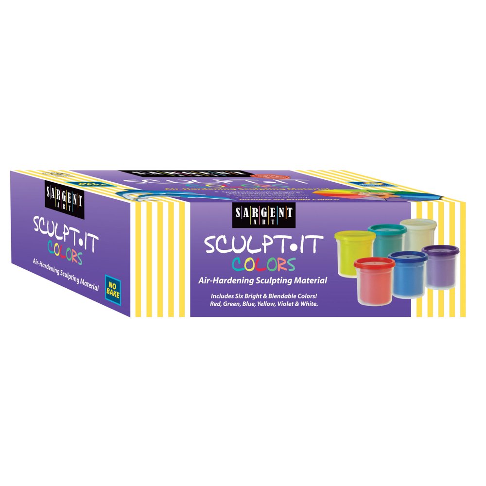 Sargent Art Sculpt it! Modeling Material Set, 6Colors