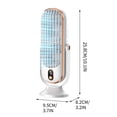 thumbnail image 3 of Abs Desktop Portable Fan, Usb Powered Mini Air Cooler With 5 Speed Settings, for Vehicle and Household Use, White, 3 of 6
