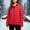 Red, variant on Cyber**Monday Chaoheng Long Winter Coats for Women Women's Lightweight Puffer Jacket,Slim Hooded Short Down Coat