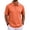 Orange#50615CC, variant on Golf Polos for Men Contrast Collar Men's Short Sleeve Shirts Moisture Wicking Soft Breathable Mens Golf Polo Shirts Green L