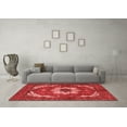 thumbnail image 3 of Ahgly Company Machine Washable Indoor Square Persian Red Traditional Area Rugs, 3' Square, 3 of 4