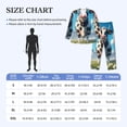 thumbnail image 4 of Fotbe Cute Daisy Cow A Pattern Long Sleeve Pajama Set for Men,Sleepwear Set,2-piece Loungewear Set,Soft PJs Comfy Nightwear with Pockets-XX-Large, 4 of 7