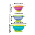 Smart Sprout Baby Bowls Approved Stay Put Suction Bowls Set With Snap