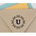 thumbnail image 4 of Printtoo Alphabet U Monogram Octagon Celtic Swirl Frame Self Inking Rubber Stamp Office Stationary, 4 of 7