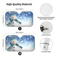 thumbnail image 3 of Bingfone Christmas Snowman In The Snow Car Windshield Sun Shade Protector Keep Your Vehicle Cool Sun Shield Visor Cover Foldable For Car Truck Suv-Small, 3 of 9