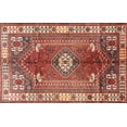 thumbnail image 1 of Ahgly Company Machine Washable Indoor Rectangle Traditional Light Copper Gold Area Rugs, 3' x 5', 1 of 7