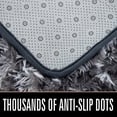 thumbnail image 2 of Lochas Luxury Velvet Shag Area Rug Plush Fluffy Rugs for Bedroom Living Room, Geometric Moroccan Rugs,4'x6',Dark Gray, 2 of 7