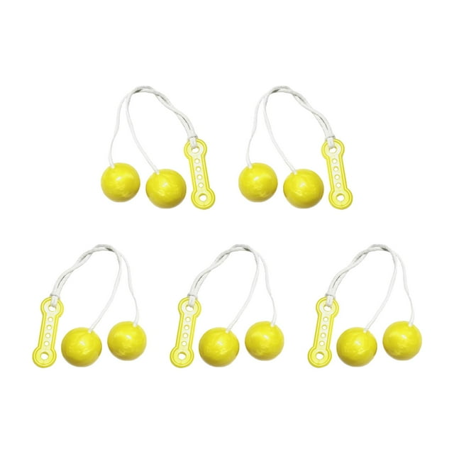 Bolas de columpio Hugo 5/set amarillo