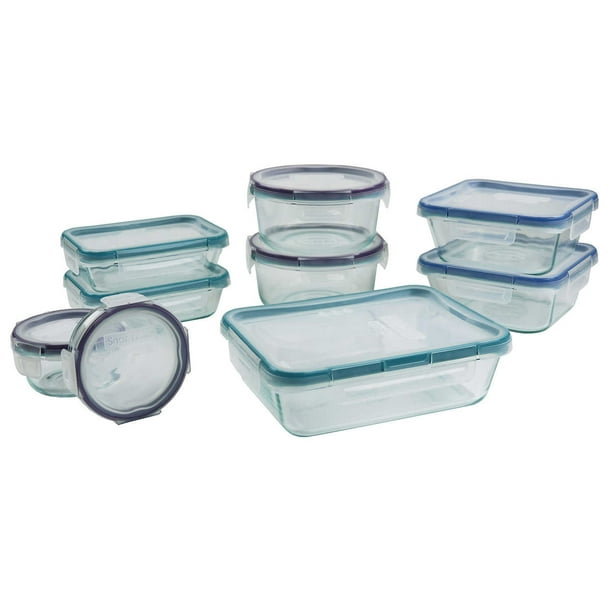 Snapware Pyrex 18-piece Glass Food Storage Set - Walmart.com - Walmart.com