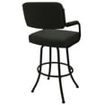 thumbnail image 2 of Swivel Metal Bar Stool 30" Seat - M-110 - Black Vinyl - Black, 2 of 3