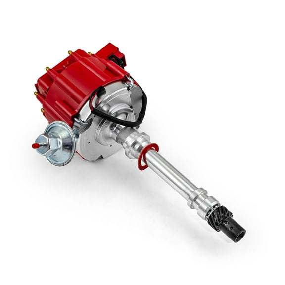 Speedmaster PCE376.1032.01 Compatible with Chevy SBC 350 BBC 454 6000 Series 65K Coil HEI Distributor [Red]