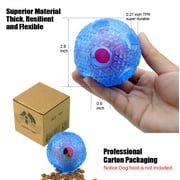 Qishi Interactive Dog Toy – Treat Dispenser & Dental Cleaning Chew Toy for Puppies and Small Dogs-Blue
