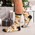 thumbnail image 7 of Bingfone Compression Socks for Women and Men Long Socks for Running Athletic Cycling Nurse- Thanksgiving With Turkey, 7 of 7