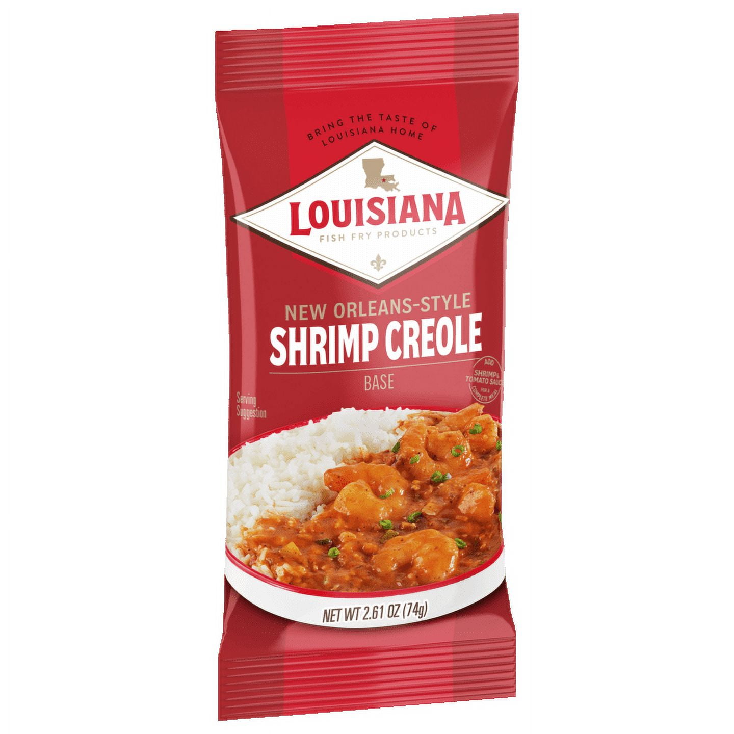(2 pack) Louisiana Fish Fry Products New Orleans-Style Shrimp Creole Base 2.61 oz