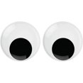thumbnail image 1 of ZHAOCHENG Paquete de 2 ojos autoadhesivos grandes gigantes para manualidades de bricolaje hechas a mano para fiestas navideñas (76 mm/3), 1 of 5