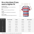 thumbnail image 2 of Salouo American Patriotic Stars And Stripes Pattern Cuban Collar Shirts for Men Button-Down Shirt Men's Short Sleeve Shirts Hawaiian Shirts Casual Shirts -Small, 2 of 6