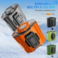 thumbnail image 2 of Portable Waist Mounted Cooling Fan with LED Display and Flashlight for Outdoor Activities, Wearable Personal Fan with Adjustable Airflow for Hiking, Camping, and Outdoor Work, 2 of 8