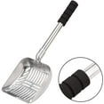 Yangbaga Metal Cat Litter Scoop with Deep Shovel&Long Handle,Detachable