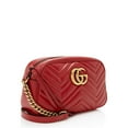 thumbnail image 2 of Pre-Owned Gucci Matelasse Leather GG Marmont Small Camera Bag, 2 of 11