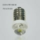 thumbnail image 4 of Inteprter Bombilla de luz LED Base de lámpara redonda blanca Antorcha Luz de tierra negativa Antorcha Faro Fácil de instalar Linterna Iluminación y accesorios Blanco 5, 4 of 6