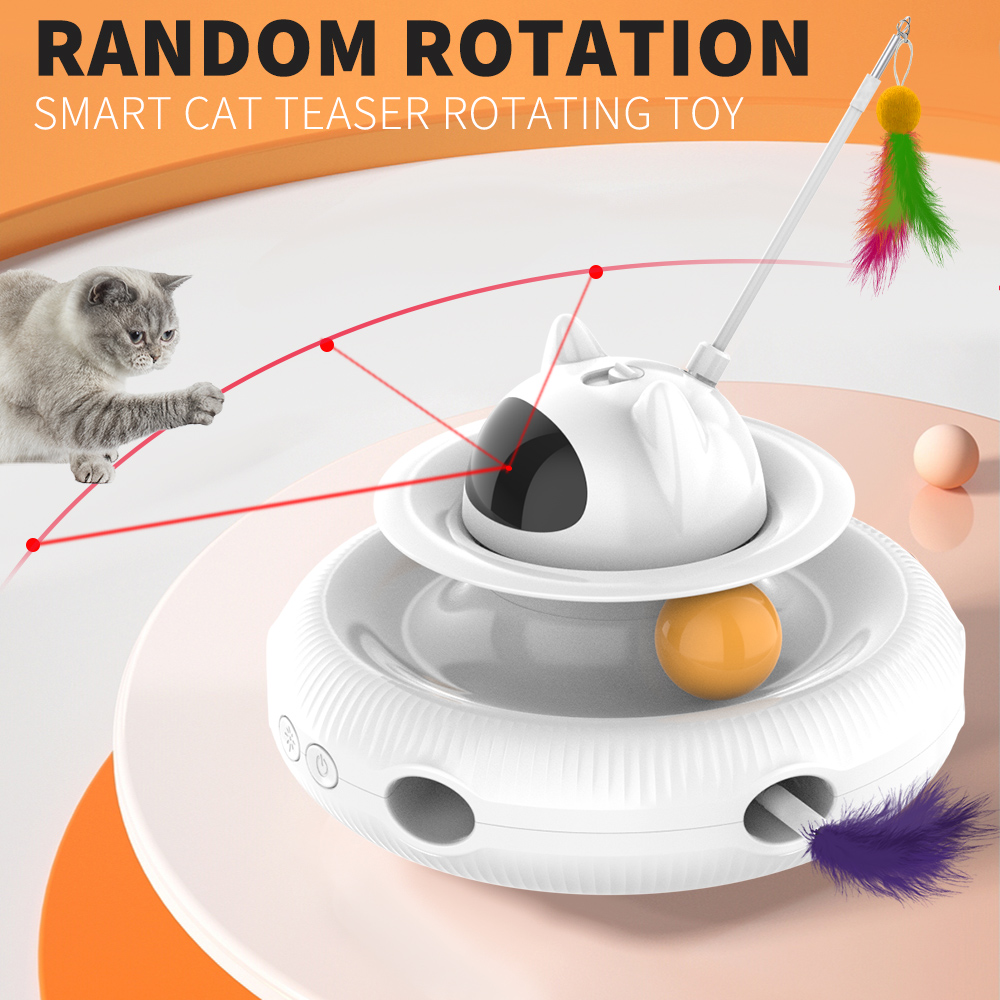 Cornmi Extendable Laser Feather USB Rechargeable Cat Teaser photo 2