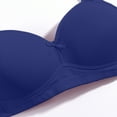 thumbnail image 5 of Women's Everyday Push Up Underwire Bra - Lightly Padded Plunge, Comfort T-Shirt Bra with Lift Up, Ideal for Daily & Casual Wear Royal Blue 46, 5 of 5