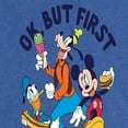 thumbnail image 3 of Mickey & Friends - Ok, But First Snacks - Women's Short Sleeve Graphic T-Shirt, 3 of 5
