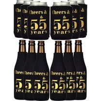 MEANT2TOBE 55th Birthday Bundle: Can Coolers, Decorations, Favors & More - Perfect Gifts for Men's Birthday Party!
