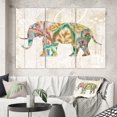 thumbnail image 1 of Designart - Boho Paisley Elephant II vII - Bohemian & Eclectic Canvas Art, 1 of 1