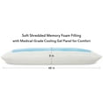 Cooling Memory Foam Full Body Pillow Extra Firm Full Shredded Memory