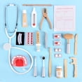 thumbnail image 3 of Juego de simulación de madera para médicos, juguetes educativos para niños, simulación de dentista, revisión, cepillado de dientes, juego de medicamentos, juegos de rol, 3 of 6