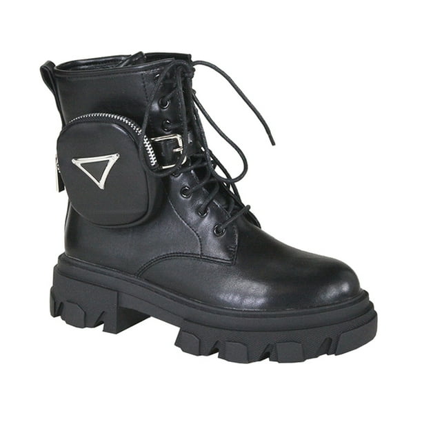 chunky pocket platform boots