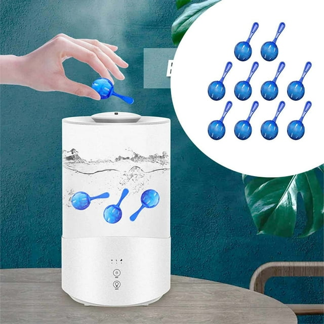 Humidifier Cleaner - 10 Pcs Demineralization Cartridges for Effective Odor and Hard Water Build Up Removal in Humidifiers 10PCS