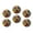 C0225, variant on Glass Refrigerator Magnet 6Pcs Magnetic Fridge Sticker,Decor for Kitchen,Whiteboard,Cabinet,Flowers And Birds Under The Setting Sun