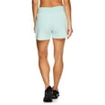 thumbnail image 2 of Reebok Womens Journey Color Block French Terry Shorts with Pockets, Sizes XS-XXXL, 2 of 4