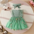 thumbnail image 4 of Vividxx Baby Girl Flower Dress Summer Tutu Boho Princess Wedding Birthday Party Dresses For Girls O-Neck Leisure Sundress, 4 of 8