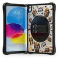 thumbnail image 7 of Dteck Case for iPad 11 Inch (A16) 2025/ iPad 10th Generation 10.9 Inch 2022, Cute Cartoon Kids-Friendly Shockproof Clear Case with 360 Degree Rotating Stand/Shoulder Strap,Cat, 7 of 7