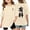 Beige, variant on Toddler Girls' Short Sleeve Crew Neck Tee T-Shirt Casual Loose Fit Print Top Size 3-4T ,Beige