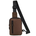 thumbnail image 2 of Deago Mini Sling Bag for Men Women Small Waterproof Crossbody Bag Shoulder Phone Chest Bag for Hiking Travel (Coffee), 2 of 9