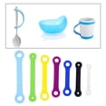 thumbnail image 4 of Aide à Manger Anti-Secousse Vaisselle Outil en Silicone pour Manger Seulement 7 Sangles de Main, 4 of 9
