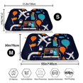thumbnail image 3 of Balery Creative Transport Print Car Windshield Sun Shade,Windshield Sunshade for Car Pickup Truck SUV Accessories-Medium, 3 of 7