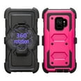 thumbnail image 2 of Mignova Galaxy S9 Case [TriGuard] Shockproof Rugged Hybrid Armor Case Cover with Belt Clip Holster for Galaxy S9 -Pink, 2 of 6
