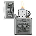 thumbnail image 4 of Zippo Jim Beam Bourbon Label High Polish Chrome Emblem Pocket Lighter, 4 of 6