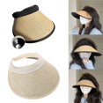 thumbnail image 2 of lanema Straw Visor Summer Sun Visor Hat Sun Hat Golf Cap Women Visor Hat Golf Visor, 2 of 21