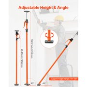 Cabinet Jack Support Pole 4-Pack Adjustable 49.2-114.6 Inch Telescopic Quick Support Rod Set with 198 lbs Capacity for Cabinet Installation Drywall Lifting Cargo Support Construction Use Tool