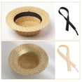 thumbnail image 4 of Trianu 8Pcs Hat Size Reducer Liner, 23.6x1.2inch Adjustable Hat Size Tape Fibre Bands Hat Sizer Insert Hat Sweatband for Hats Caps Sewing Crafts Accessories, Beige&Black, 4 of 7